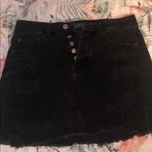 American eagle black mini skirt